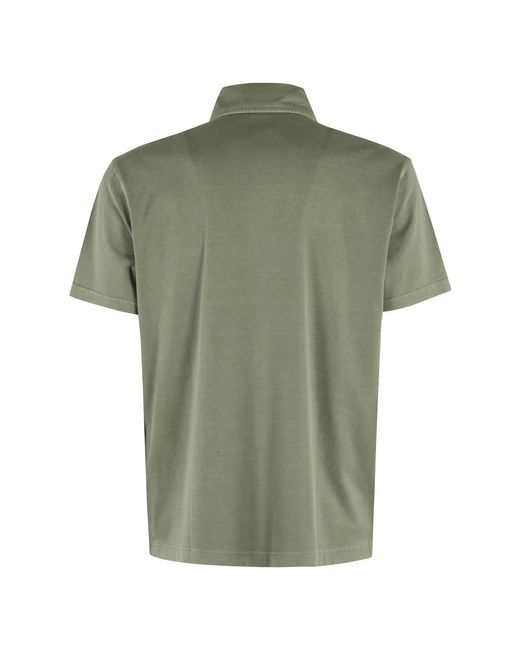 Fay Tops ,Groen ,Katoen Groen Polo Shirt Met Geborduurd Logo in het Green voor heren