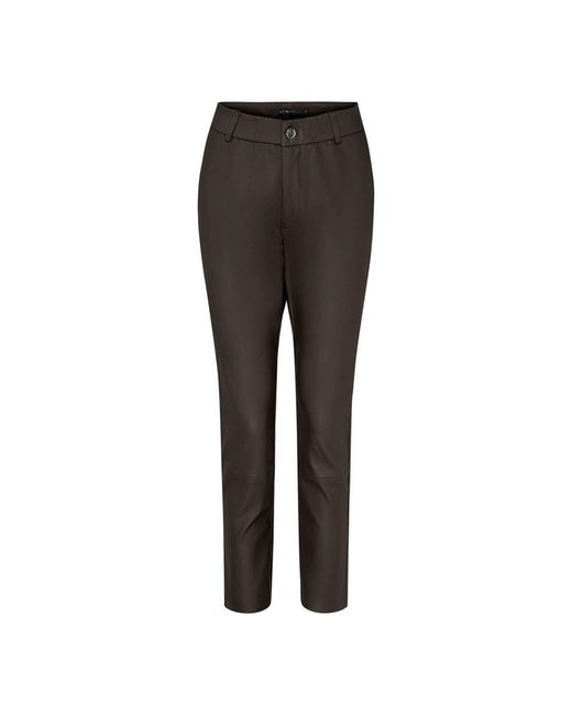 Btfcph Broeken ,Grijs ,Leer Cropped Stretch Leggings in het Gray