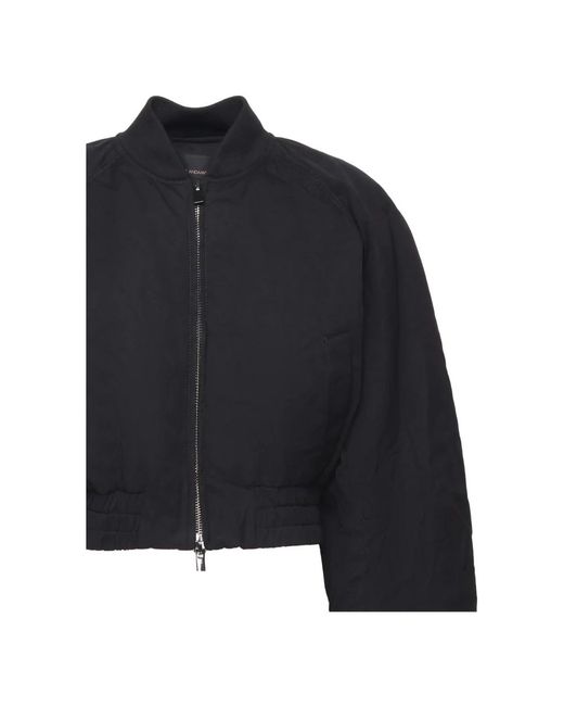 ANDAMANE Black Bomber Jackets