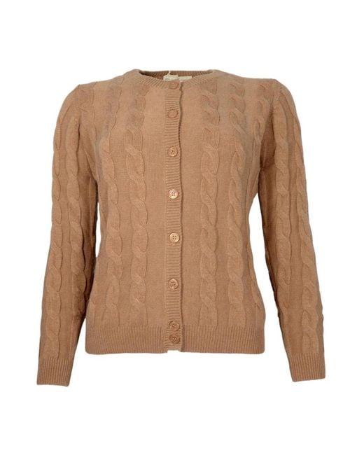 Cashmere Company Cardigans in het Brown