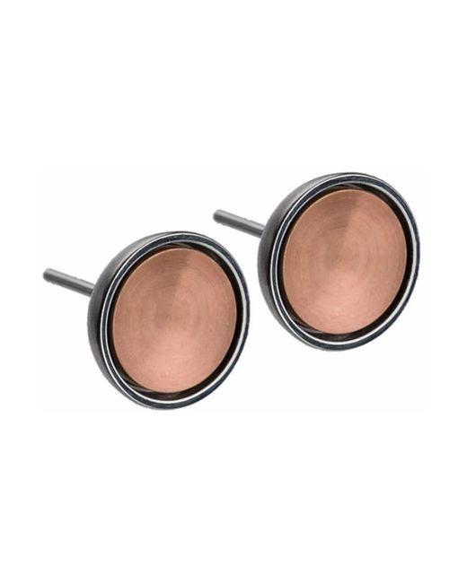 ERNSTES DESIGN Natural Round Stud Earrings