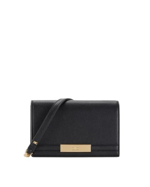 Elisabetta Franchi Black Shoulder Bags