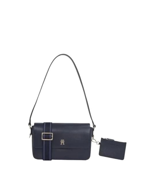 Tommy Hilfiger Blue Shoulder Bags