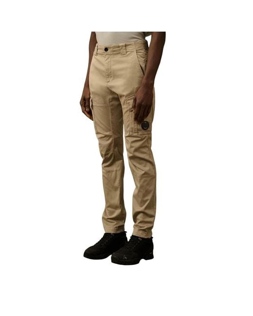 C P Company Natural Slim-Fit Trousers for men