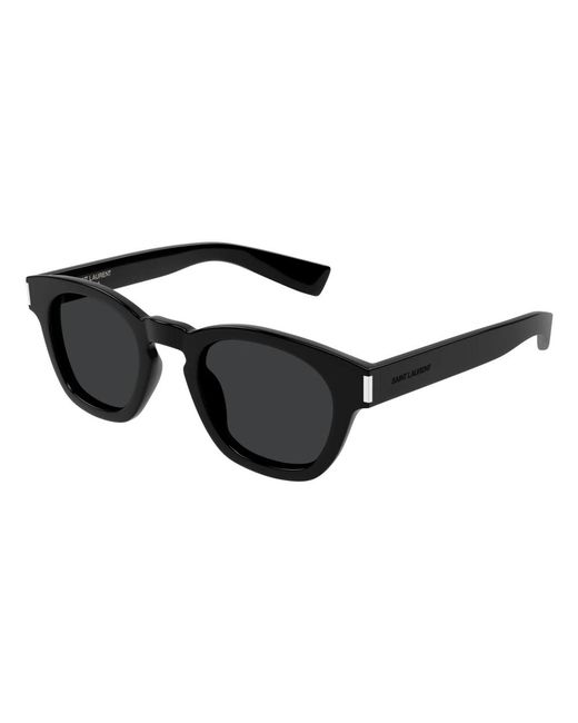 Saint Laurent Gray Klassische Schwarze Sonnenbrille