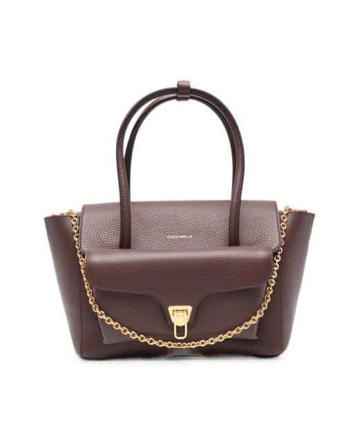 Coccinelle Brown Shopping Bags
