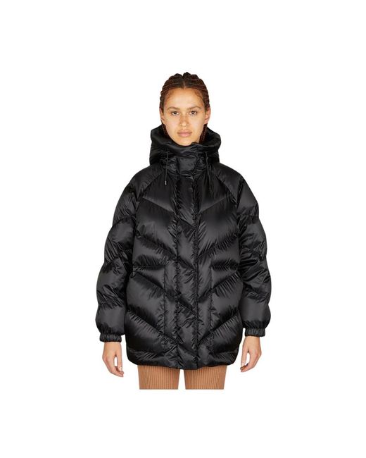 Giacca con logo patch di Moncler in Black