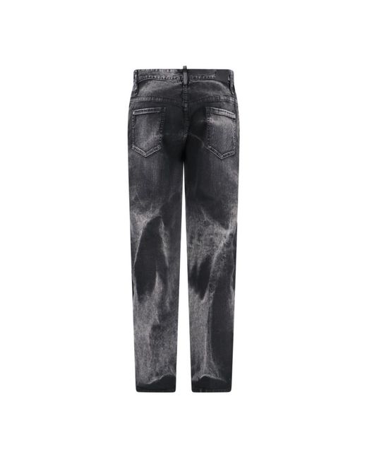 DSquared² Schwarze skinny jeans in Gray für Herren
