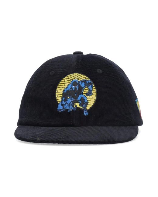 Huf Accessoires ,Zwart ,Katoen Nachtprowling Snapback Avengers Zwarte Pet in het Blue voor heren