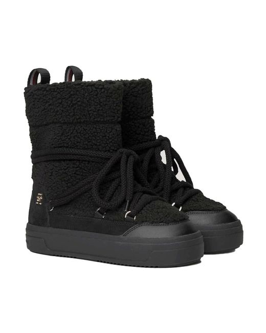 Tommy Hilfiger Black Winter Boots