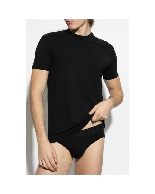 DSquared² Tops ,Zwart ,T-Shirt Uit De Underwear Collectie in het Black voor heren