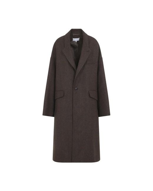 Maison Margiela Brown Single-Breasted Coats
