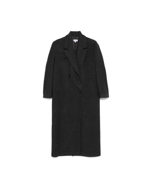 Musier Paris Black Double-Breasted Coats