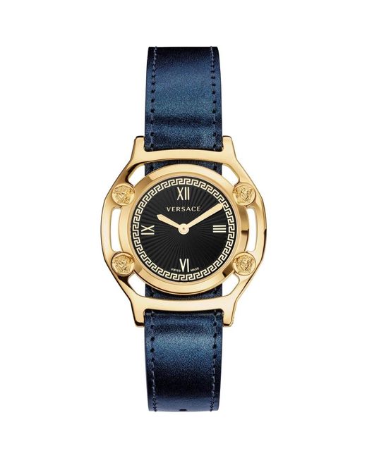 Orologio da donna medusa frame di Versace in Metallic