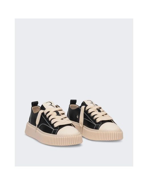 Rhun Black Laced Shoes