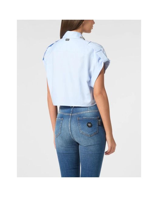 Shirts Philipp Plein de color Blue