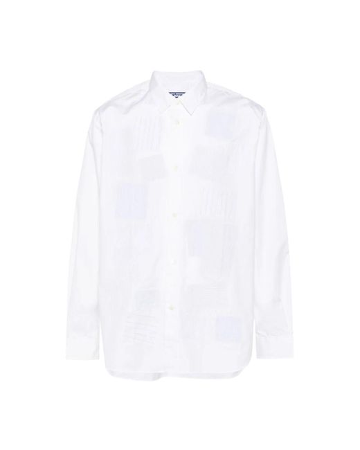 Junya Watanabe Patchwork design weißes hemd in White für Herren