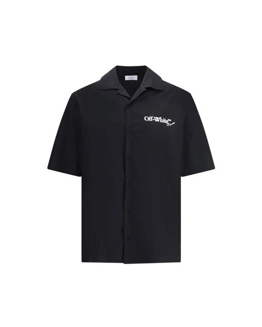 Off-White c/o Virgil Abloh Short Sleeve Shirts in het Black voor heren