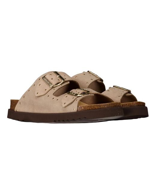 Scholl Brown Sliders