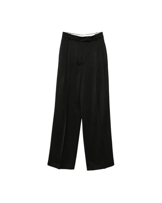 Rohe Black Wide Trousers