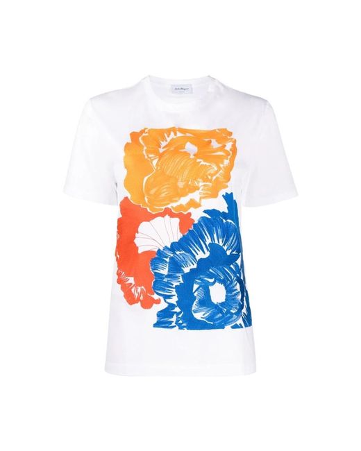 Ferragamo Blue T-Shirts