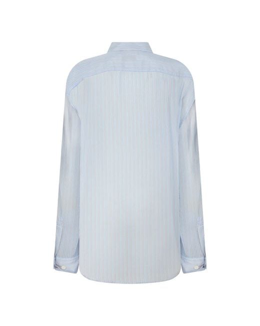 Dries Van Noten Blue Casual Shirts for men