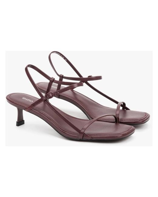 ESTRO Pink High Heel Sandals