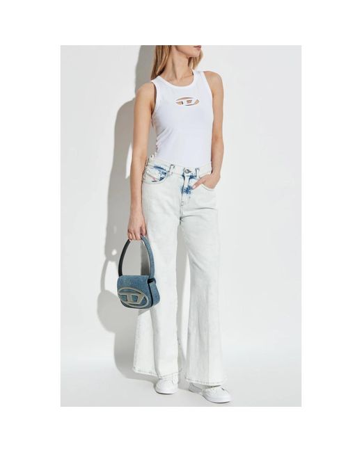 DIESEL Wide Jeans in het Blue