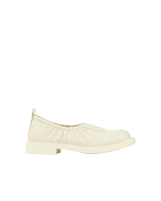 Camper Weiße Leder Ballerina Flats in Natural für Herren