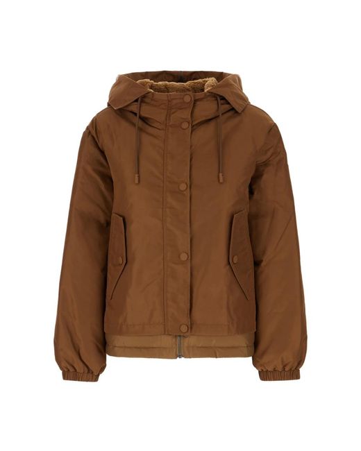 Weekend by Maxmara Brown Stilvolle piumini jacke für frauen