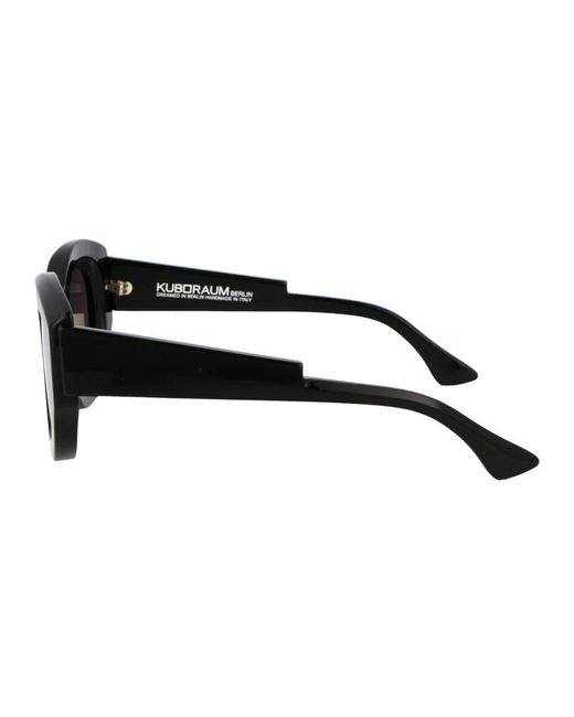 Kuboraum Black Stylische sonnenbrille maske b2