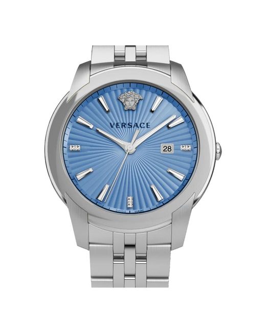 Versace V-Urban Watch in het Blue voor heren