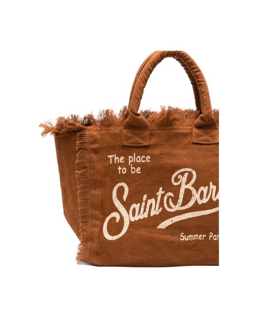 Mc2 Saint Barth Brown Shopping Bags