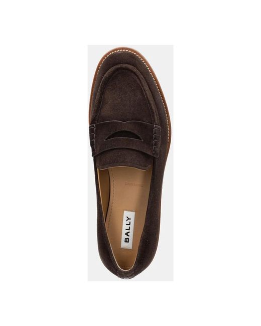 Bally Suede Loafer in het Brown voor heren