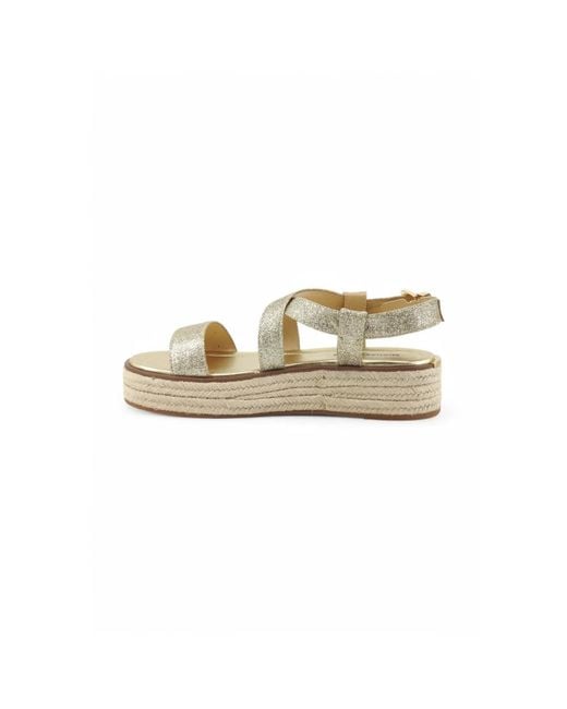 Flat Sandals Michael Kors en coloris Metallic
