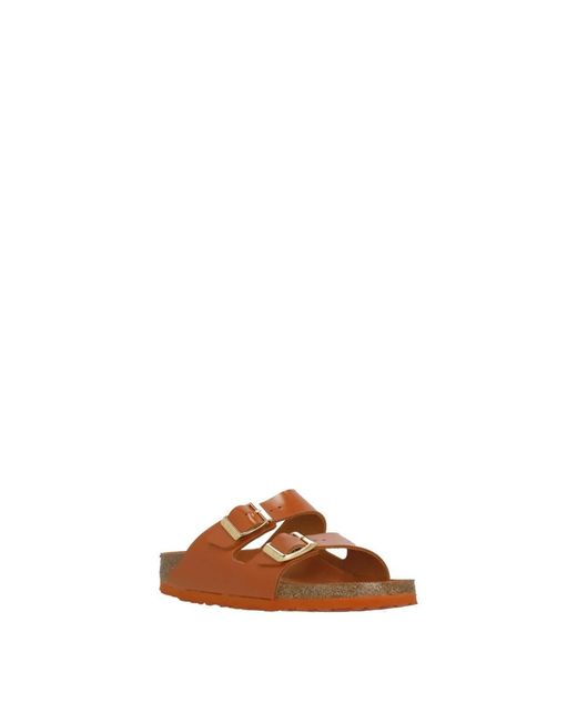 Birkenstock Brown Sliders