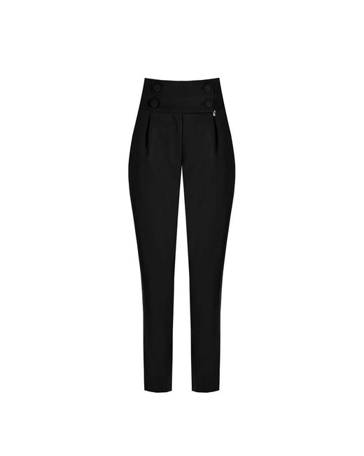 Rinascimento Black Slim-Fit Trousers