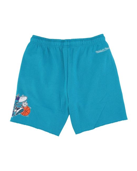 Mitchell & Ness Casual Shorts in het Blue voor heren