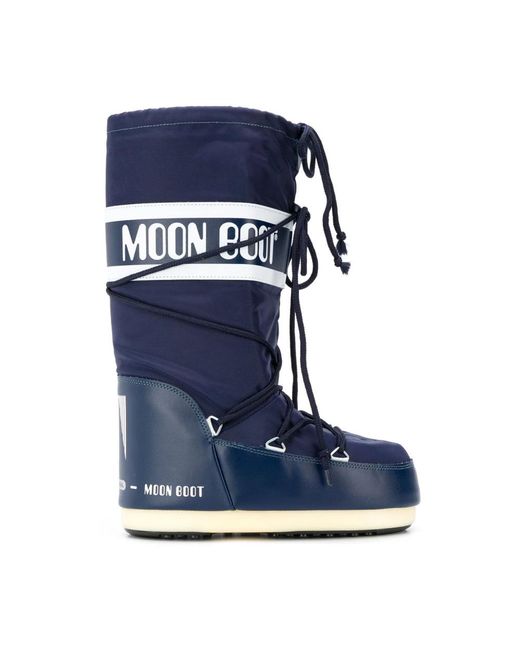 Moon Boot Blue Winter Boots