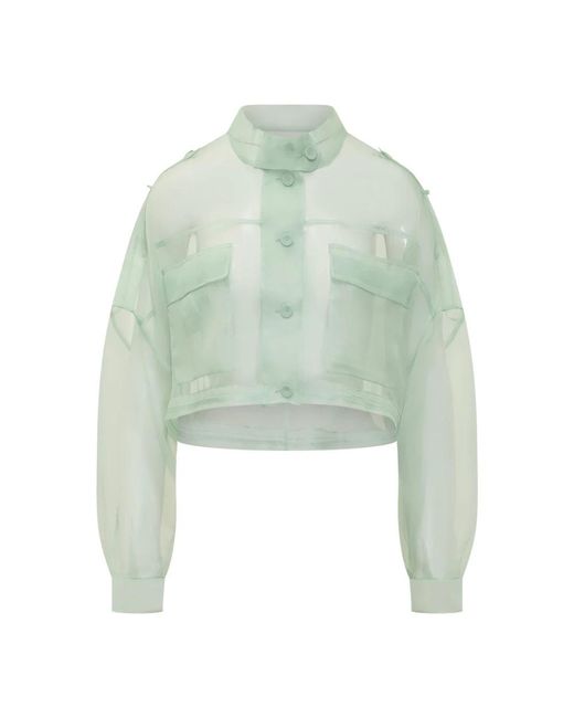 Light Jackets Pinko en coloris Green