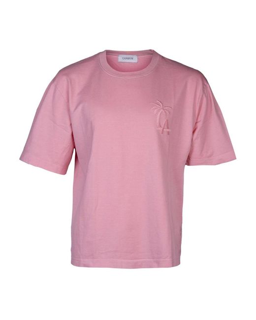 Laneus Pink T-Shirts for men