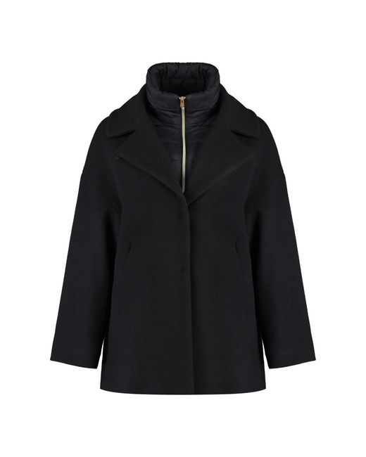 Coats > single-breasted coats Herno en coloris Black