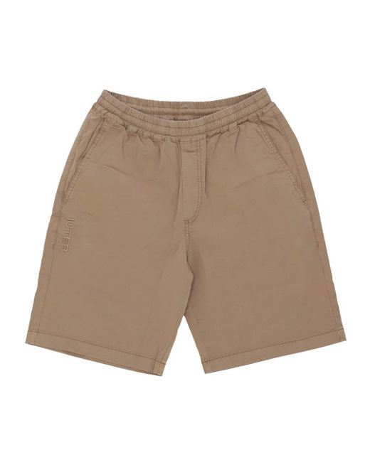 Iuter Brown Casual Shorts for men