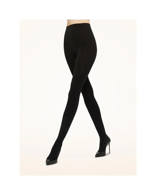 Wolford Black Ind. 100 Leg Support Tights