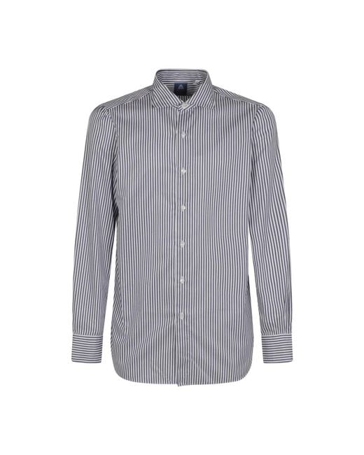 Finamore 1925 Blue Casual Shirts for men