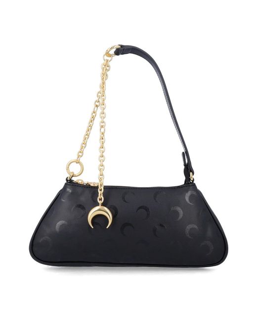 MARINE SERRE Eclips Mini Bag in het Blue