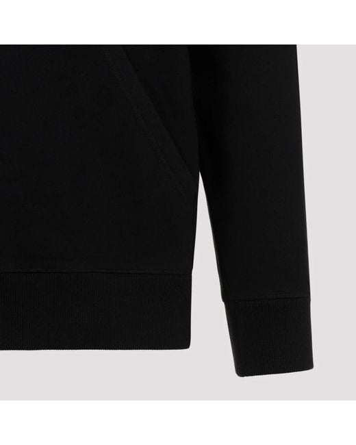 Givenchy Schwarzer baumwoll-hoodie sweatshirt ss24 in Black für Herren