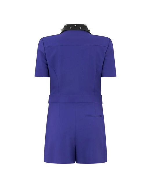 Playsuits Moschino de color Blue