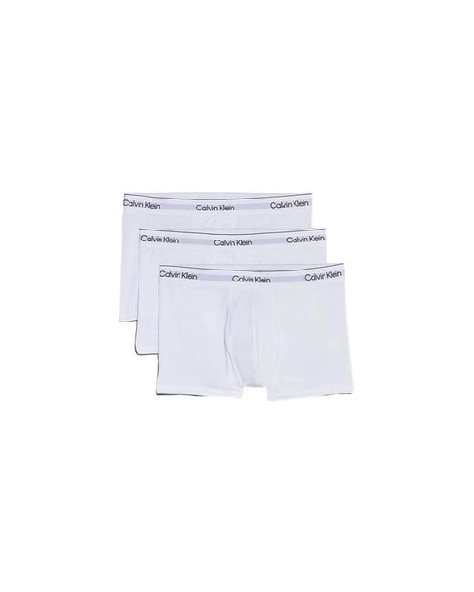 Calvin Klein Trunk 3Pk in het White voor heren