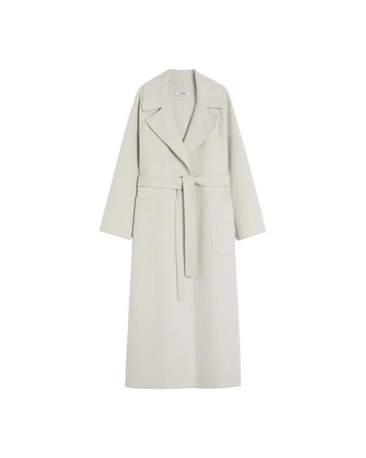 Max Mara Doris Coat in het White